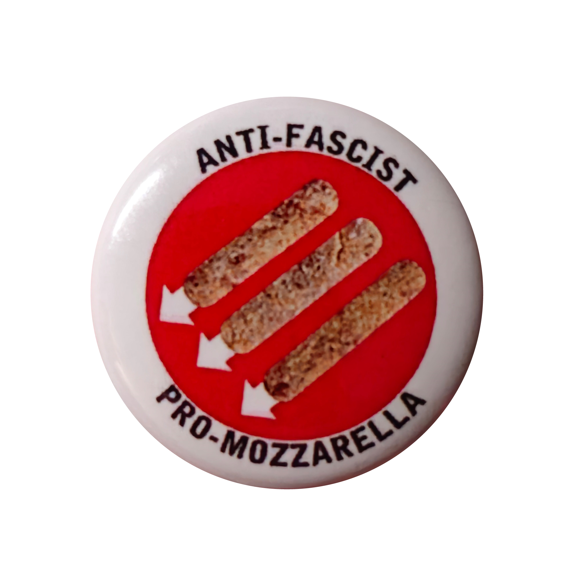 Antifascist Pro-Mozzarella Button 🧀