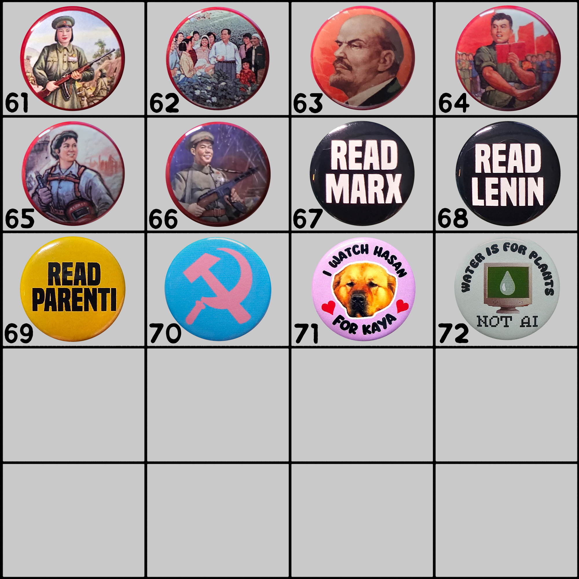 Loosies Build-A-Pack Buttons