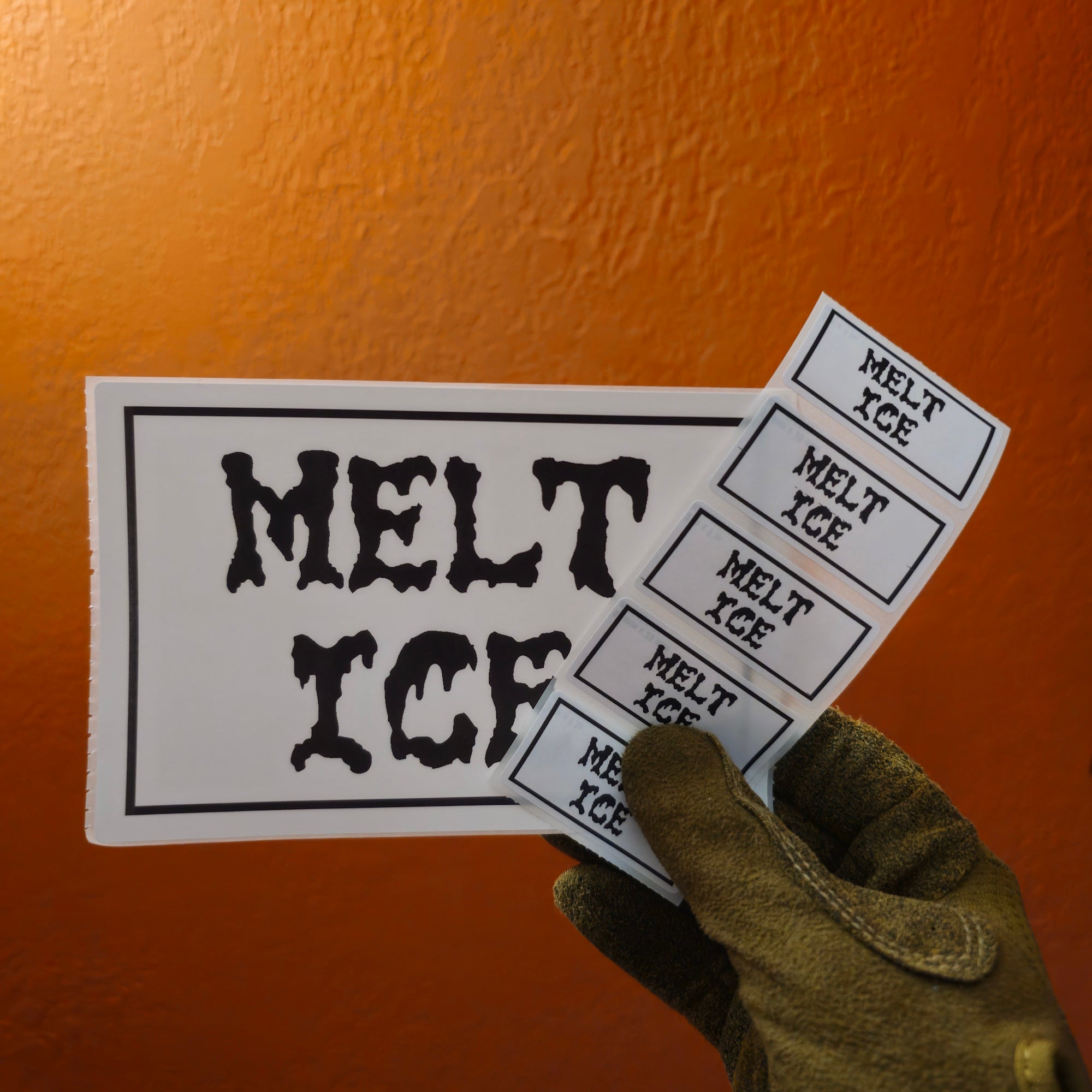 Melt ICE Protest Slap Sticker