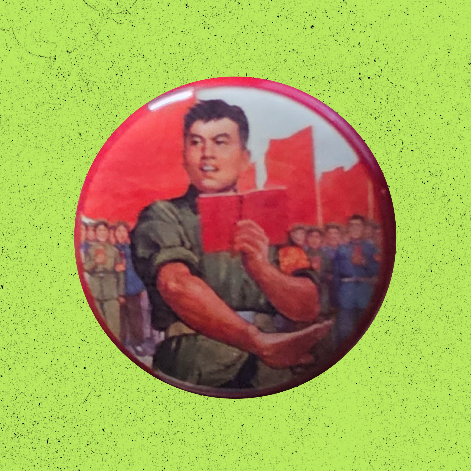 Criticize the Old World Mao Button