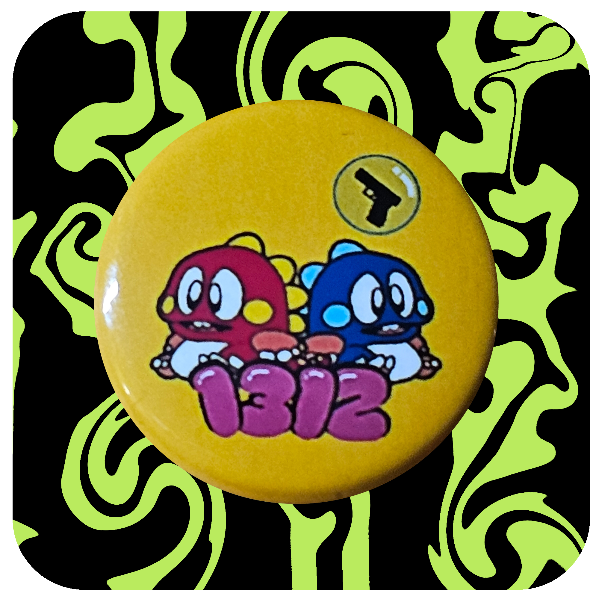 Bubble Bobble ACAB Button