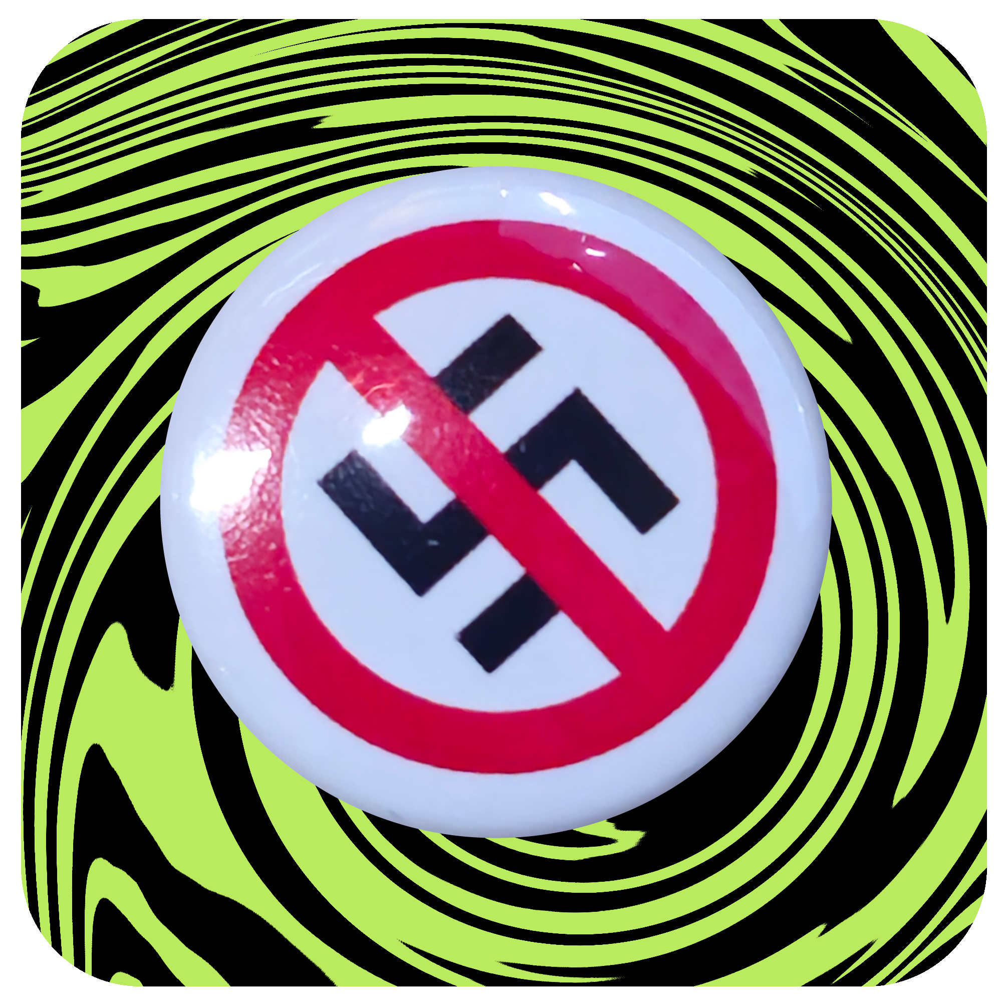 Anti-Nazi Button