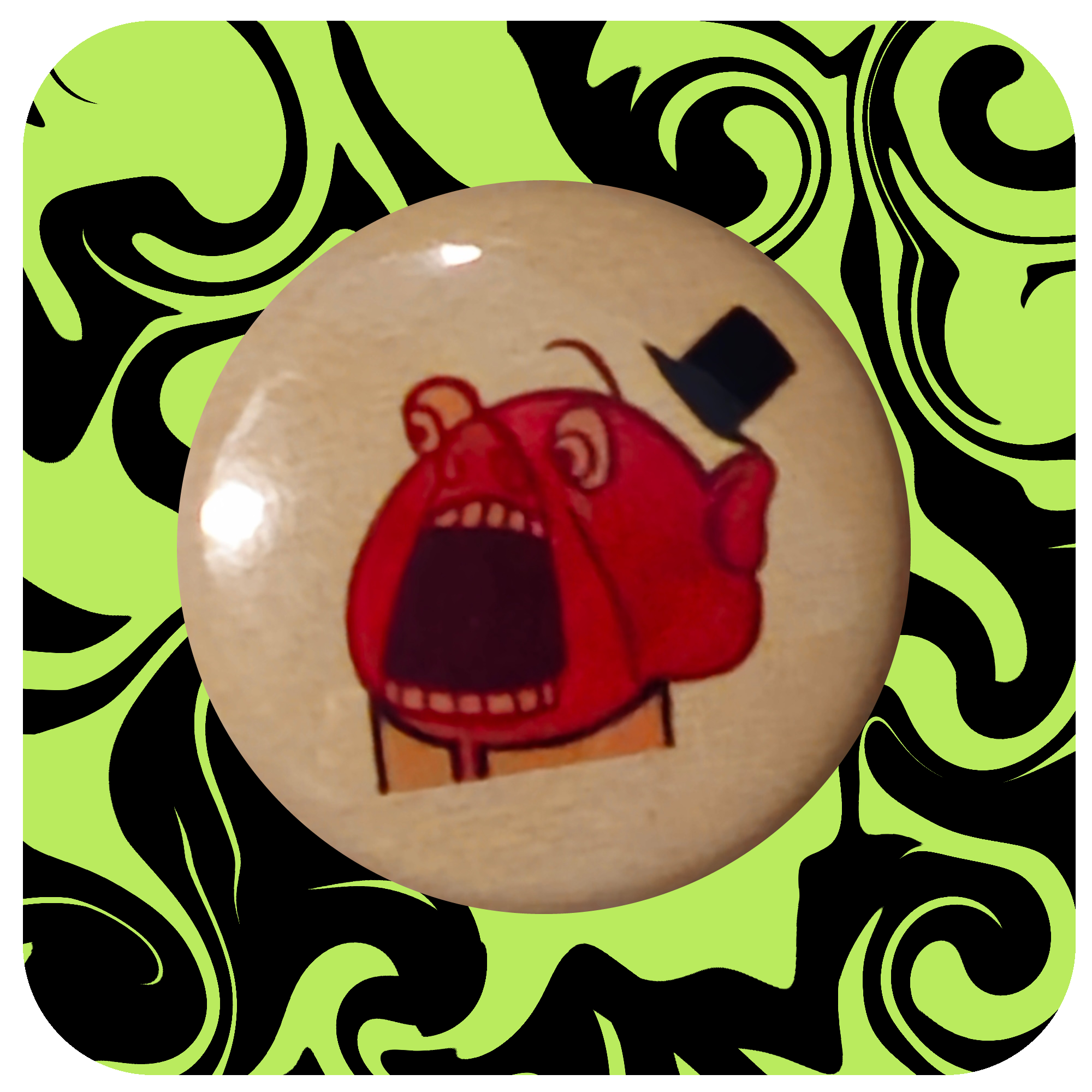 Porky the Capitalist Button