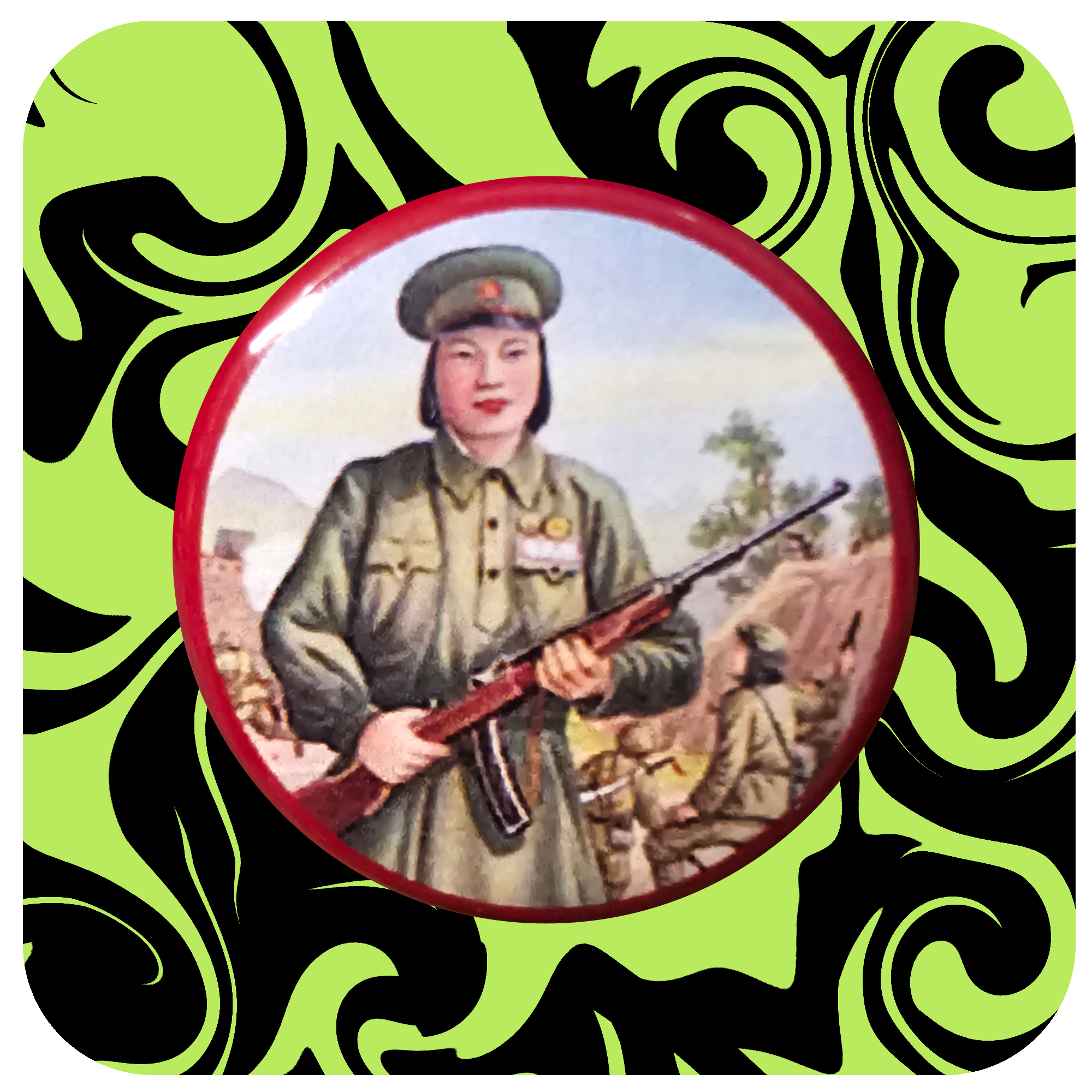 Hero Tu Xun Mao Button