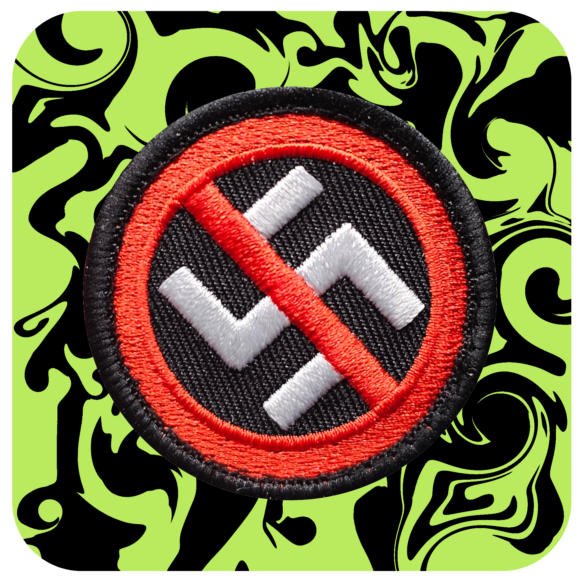 Anti-Nazi 2x2 Morale Patch