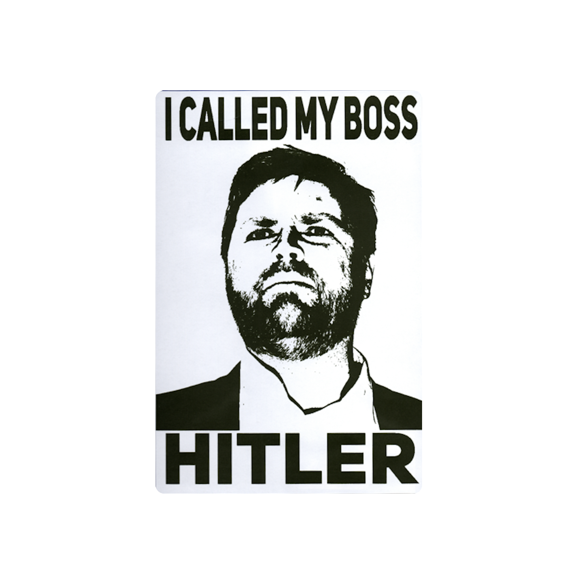 JD Vance I Called My Boss Hitler Protest Slap Sticker