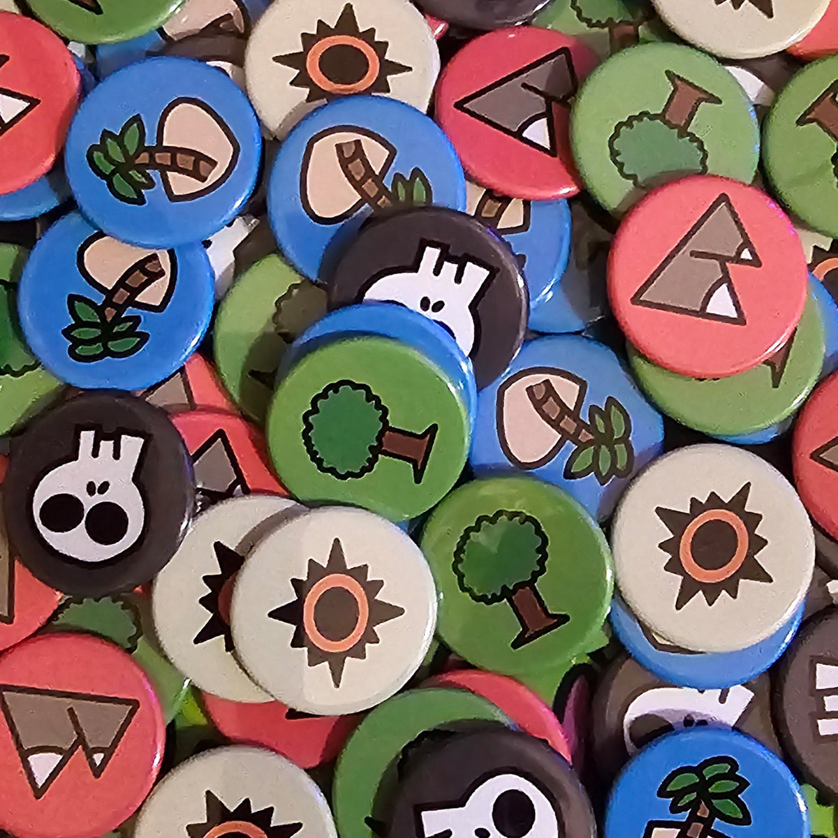 Land and Mana Tokens 1 Inch