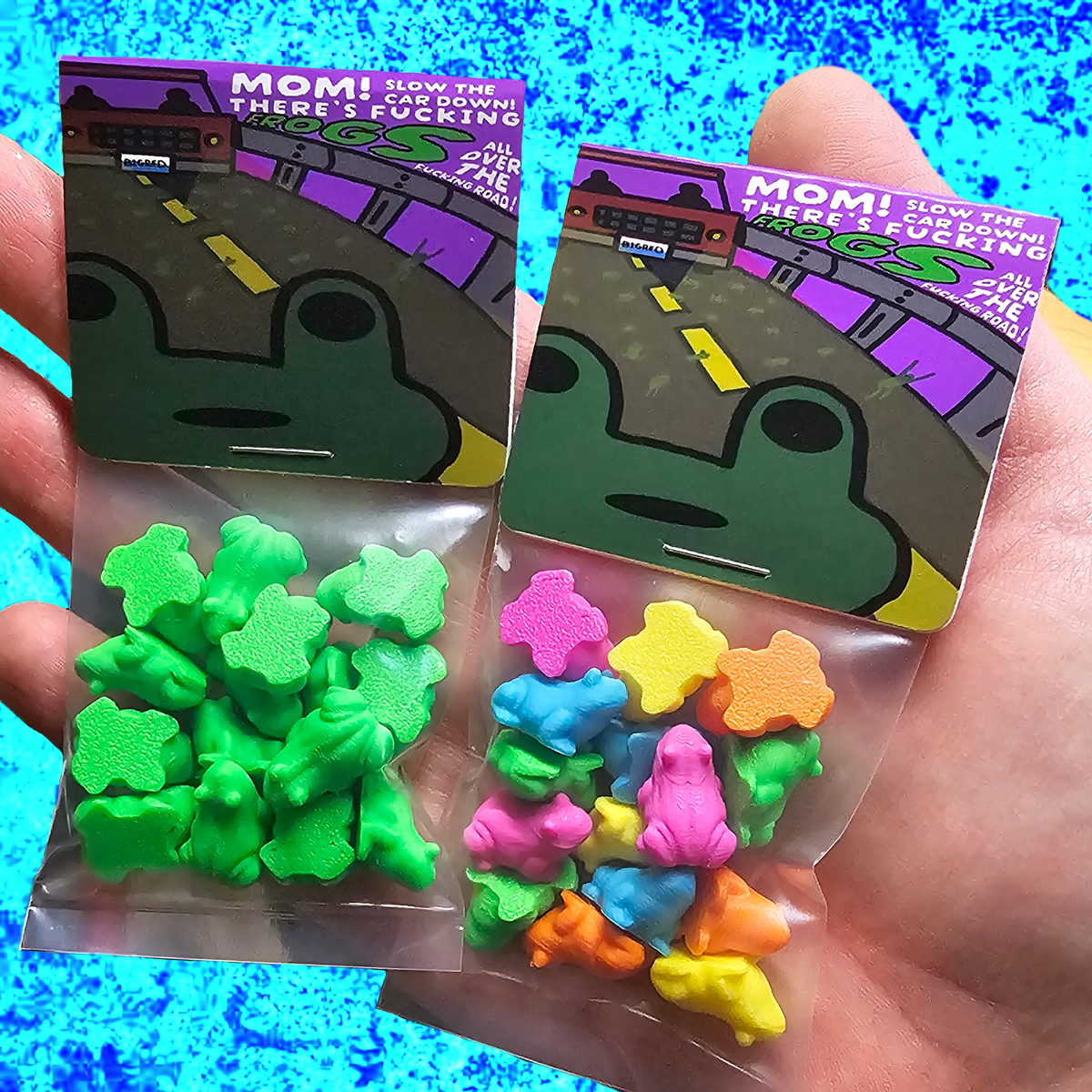 Bag of Miniature Frogs