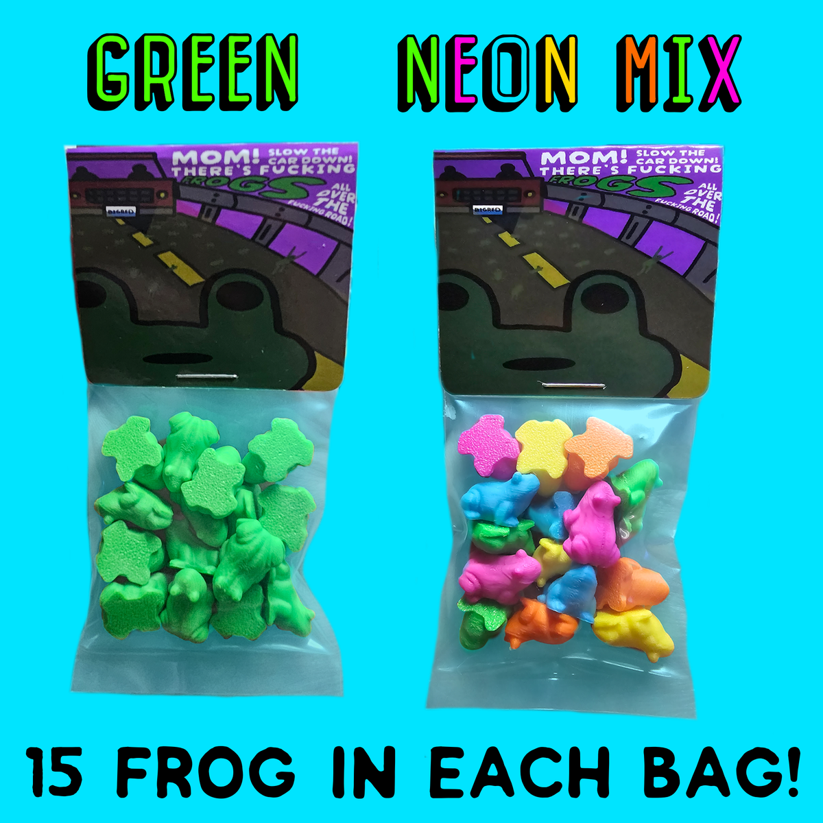 Bag of Miniature Frogs