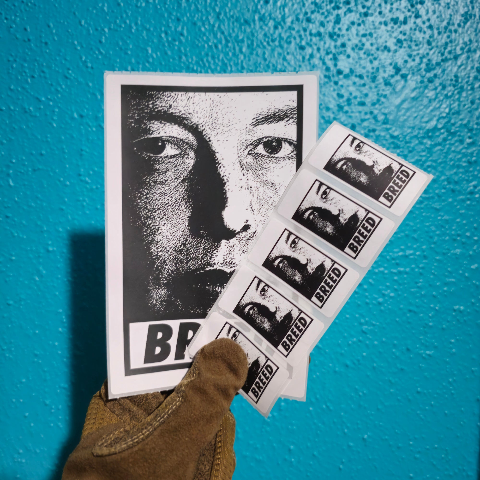 Elon Musk BREED Protest Slap Sticker