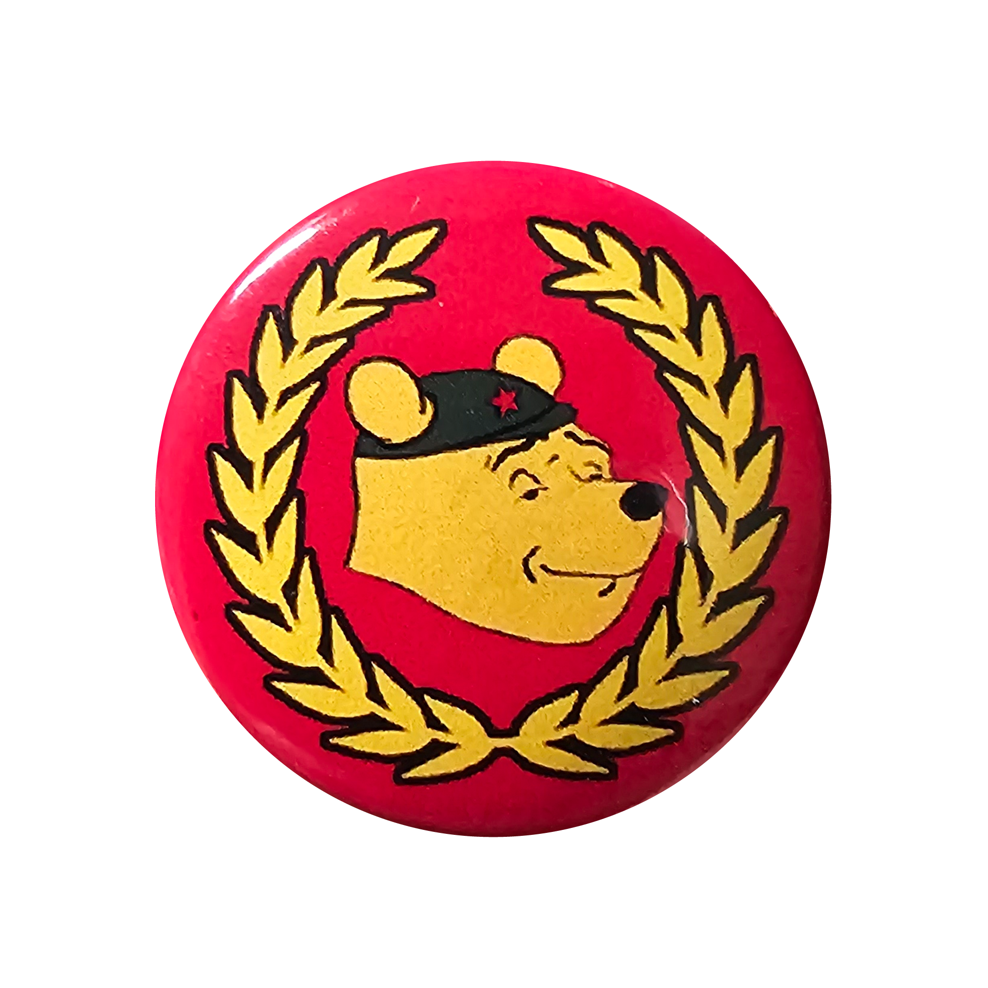 Bear Communist Button