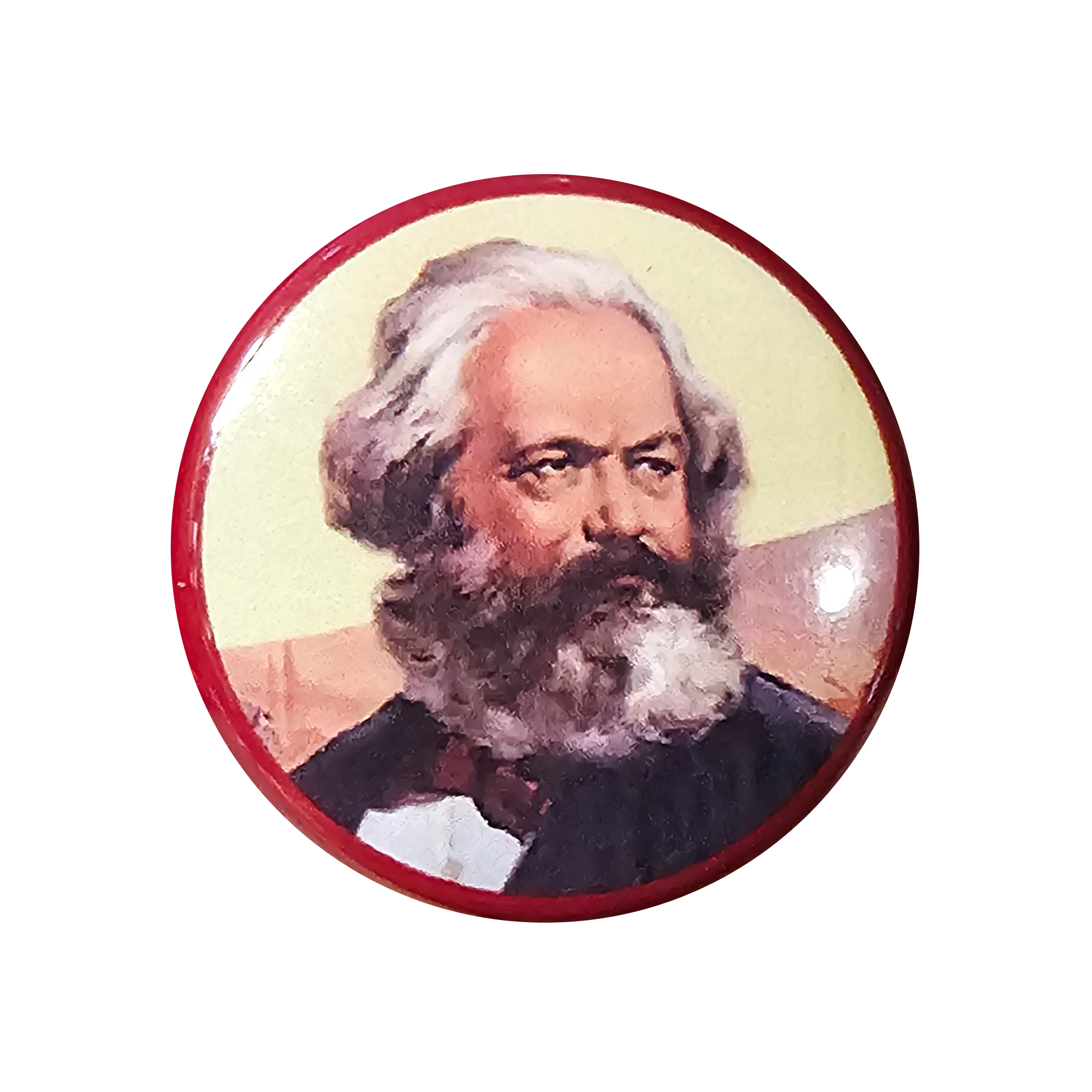 Marx CPC Propaganda Portrait #1 Button