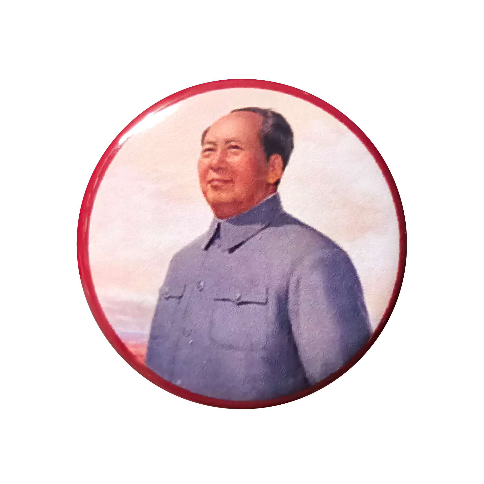 Forging Ahead Mao Button