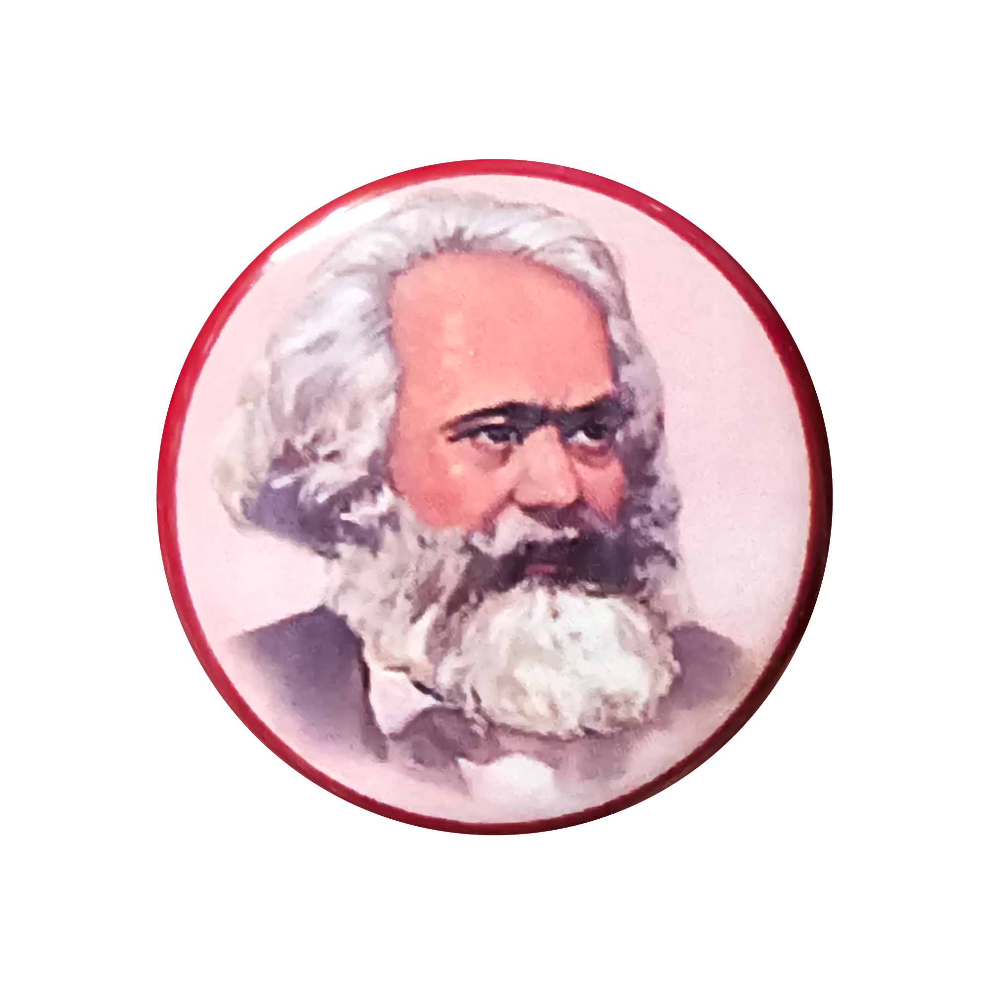 Marx CPC Propaganda Portrait #2 Button