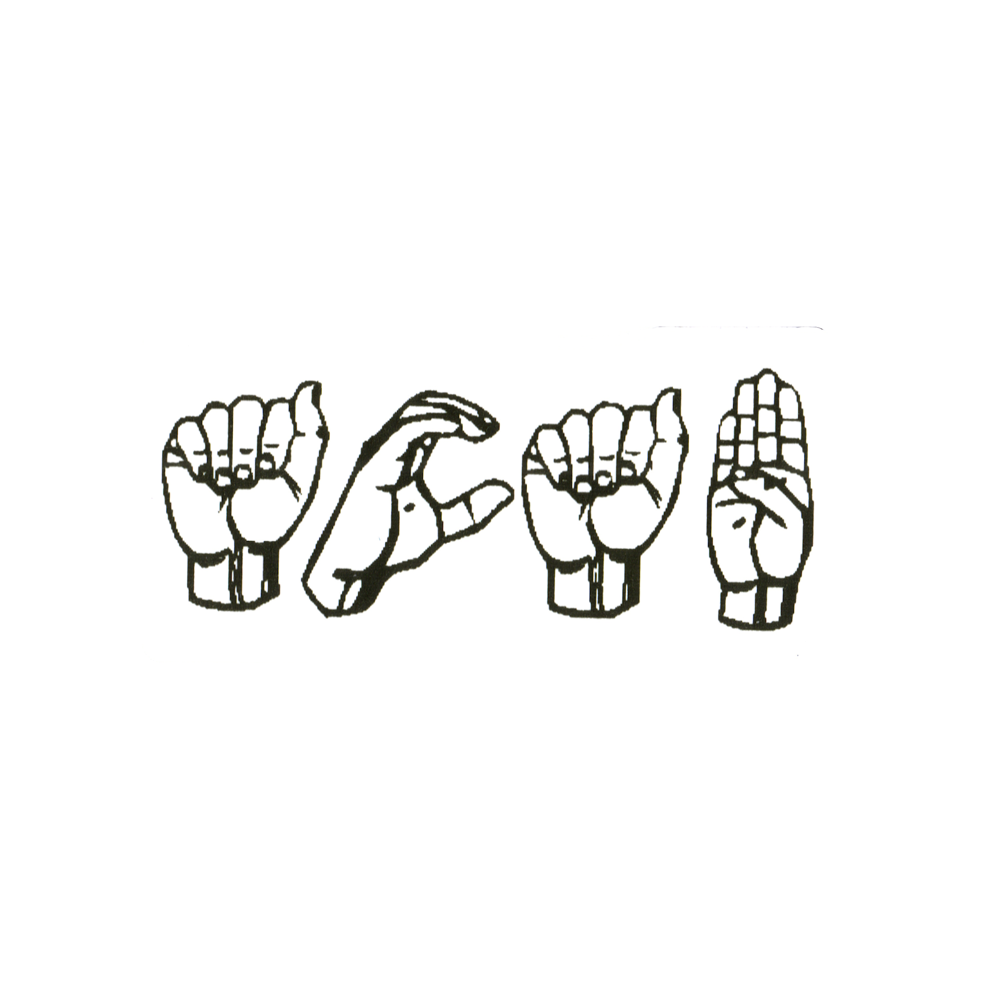 ACAB Sign Language Protest Slap Sticker