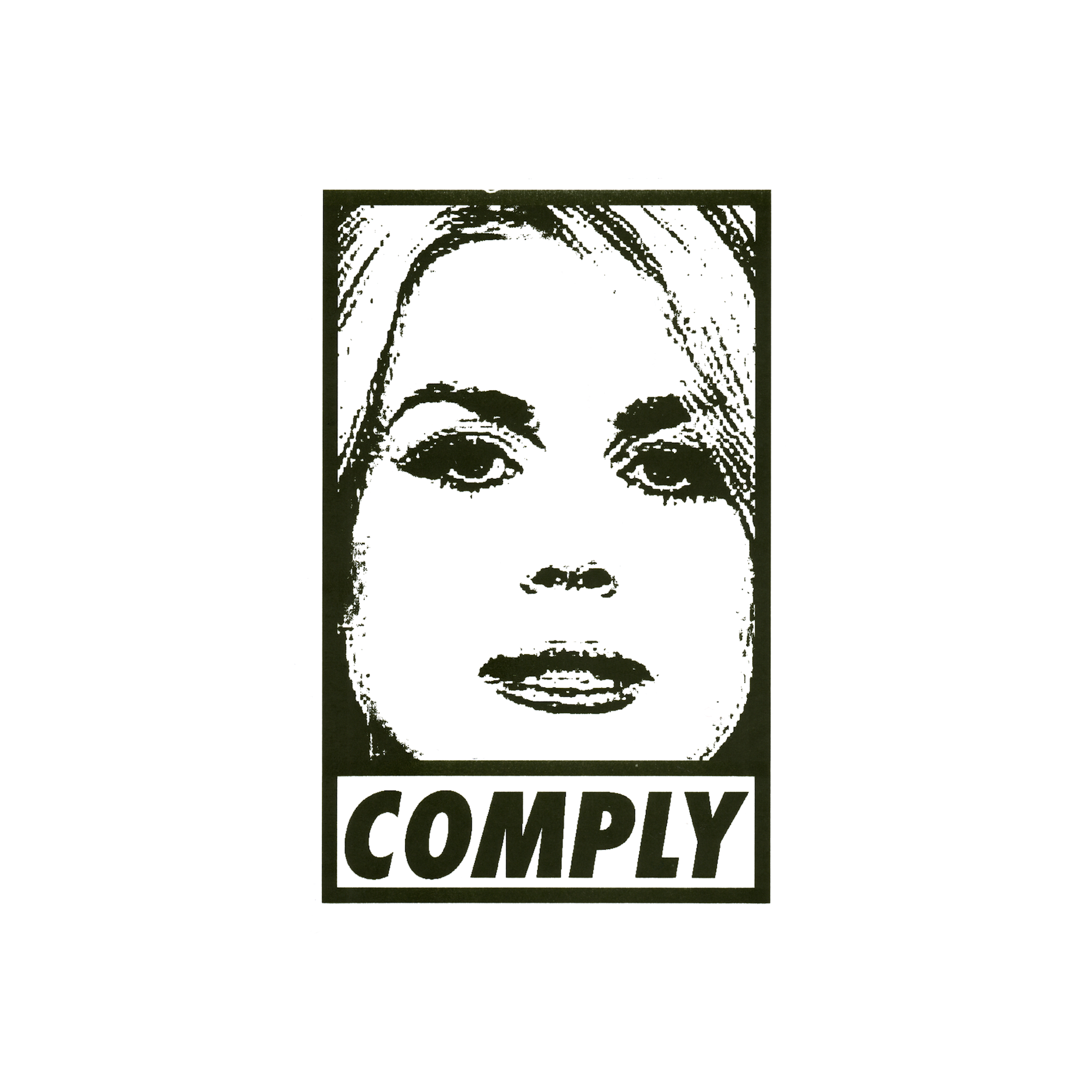 Karoline Leavitt COMPLY Protest Slap Sticker