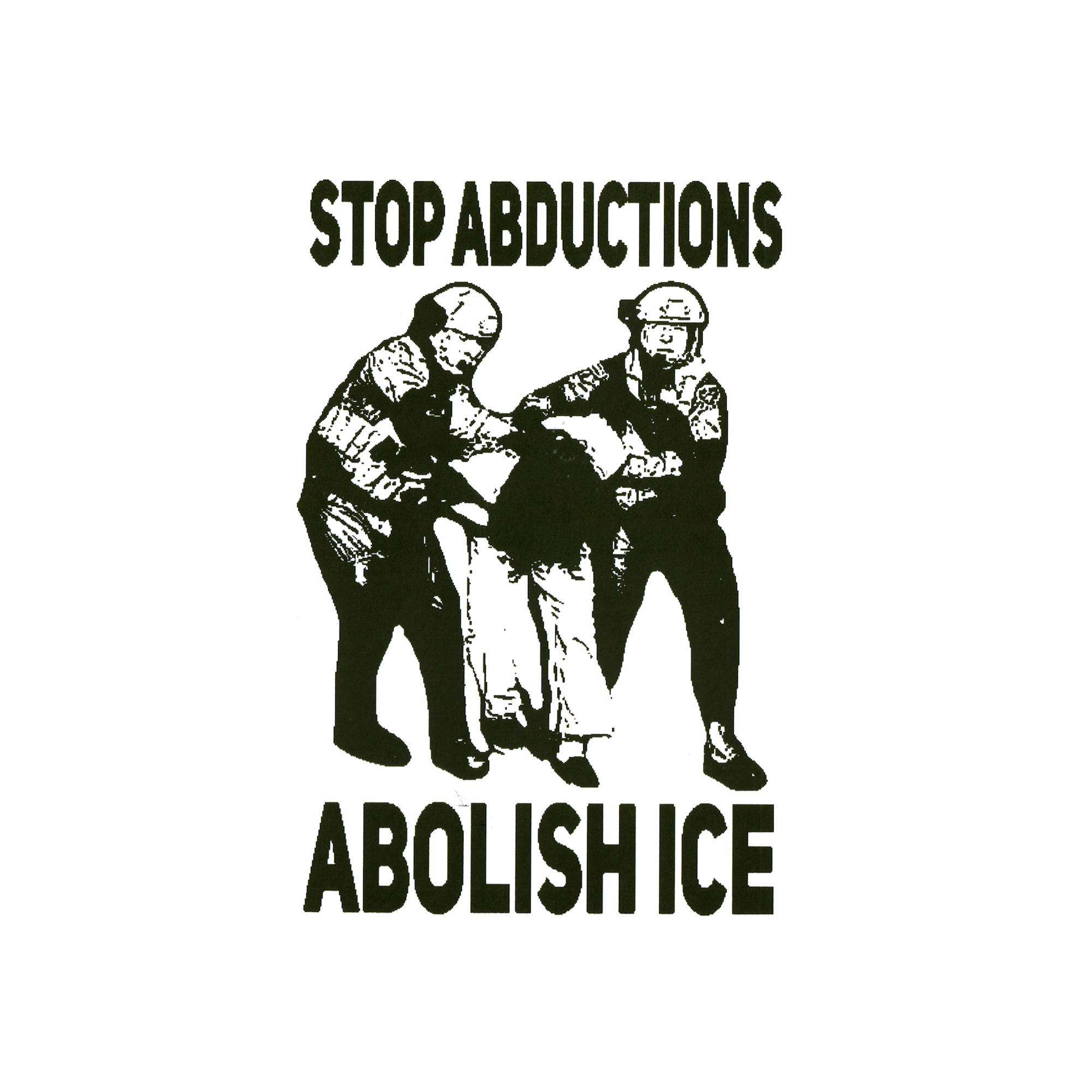 Stop Abductions Abolish ICE Slap Sticker