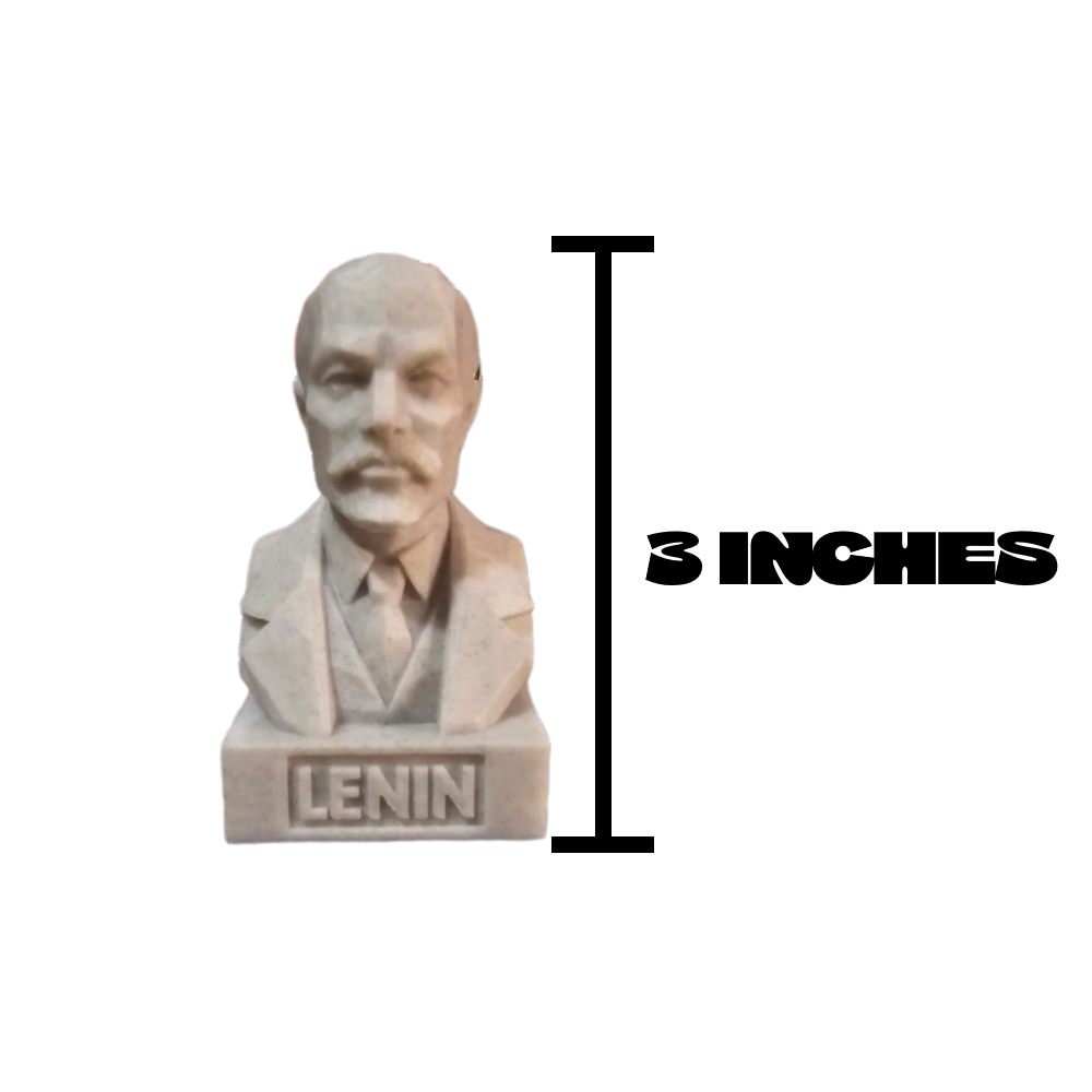 Low Poly Lenin 3 Inch 3D Print