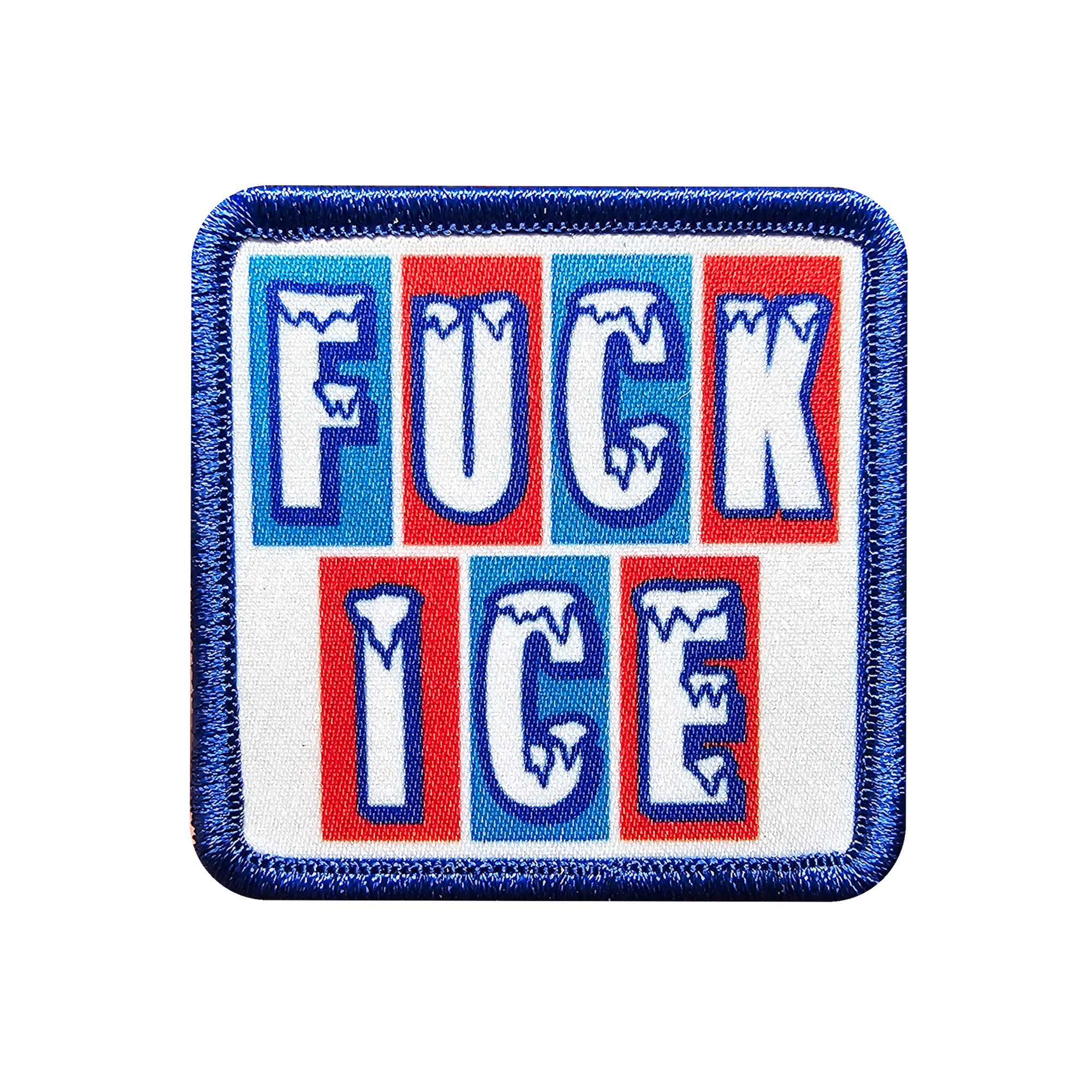 Fuck ICE 2x2 Morale Patch