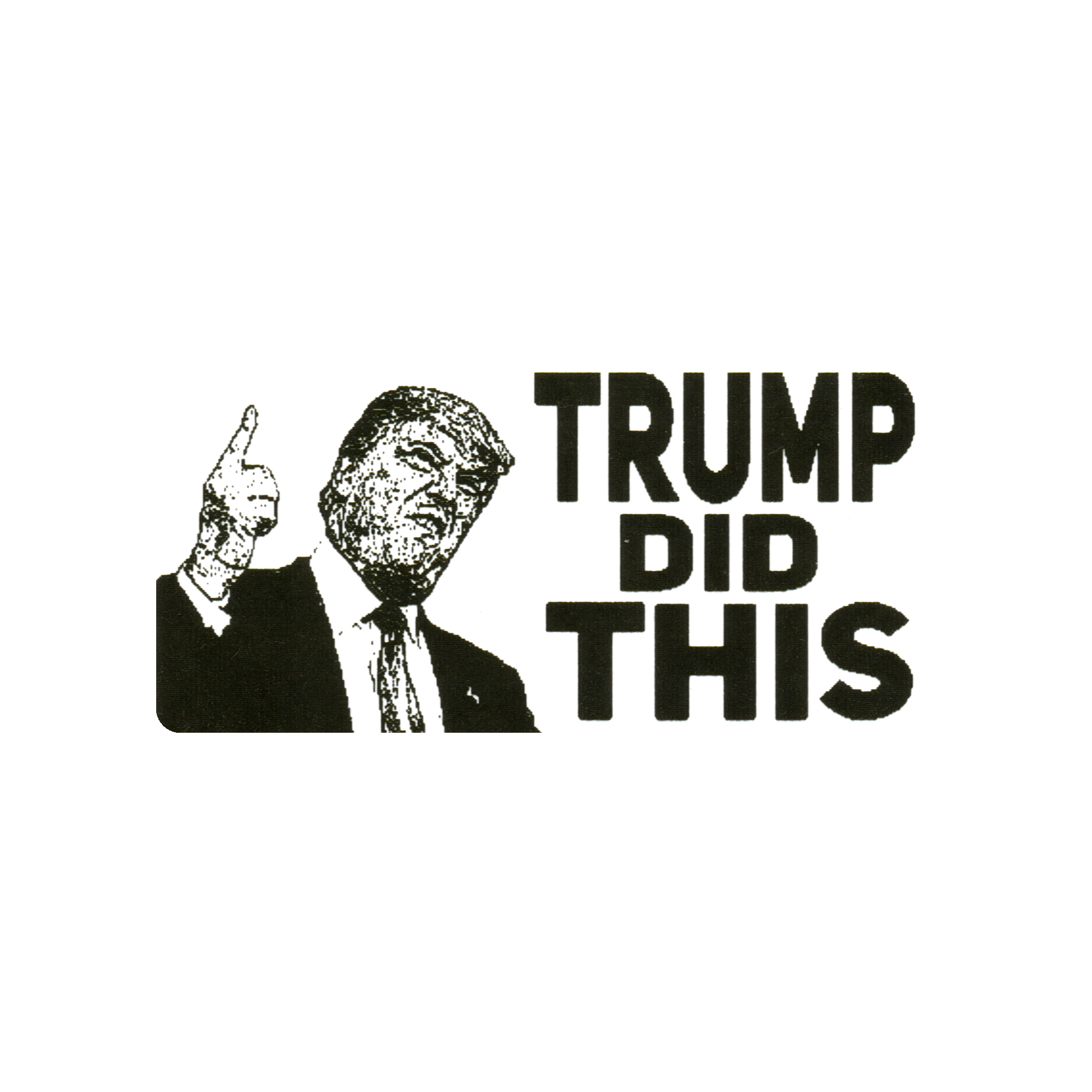Trump Did This Gas Pump Protest Slap Sticker